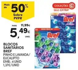 Continente Blocos sanitários bref pinho e lavanda/ eucalipto promoção