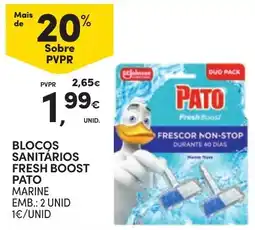 Continente Blocos sanitários fresh boost pato marine promoção