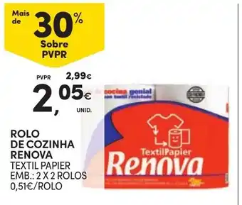 Continente rolo de cozinha renova promoção