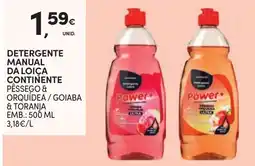 Continente Detergente manual da loiça continente promoção