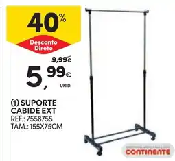 Continente suporte cabide ext promoção