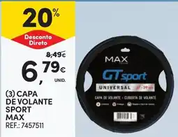 Continente Capa de volante sport max promoção