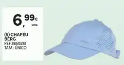 Continente chapéu berg promoção