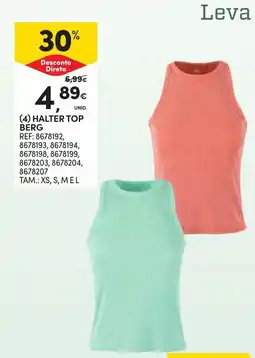 Continente Halter top berg promoção