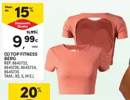 Continente top fitness berg promoção