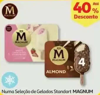 Auchan Numa Seleção de Gelados Standart MAGNUM promoção