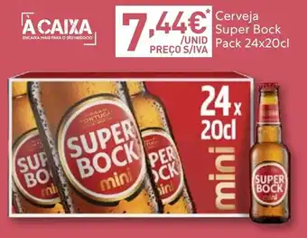 Recheio Super bock mini promoção