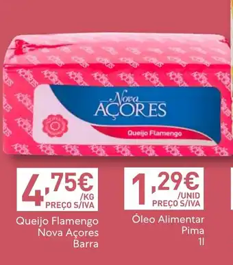 Recheio Queijo Flamengo Nova Açores Barra promoção