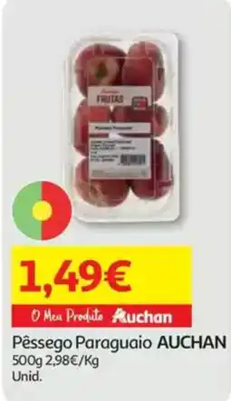 Auchan Pêssego Paraguaião Auchan promoção