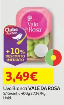 Auchan Uva branca vale da rosa promoção