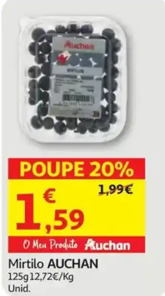 Auchan Mirtilo auchan promoção