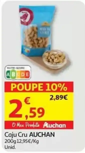 Auchan Caju Cru Auchan promoção