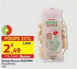 Auchan Batata Branca Auchan promoção