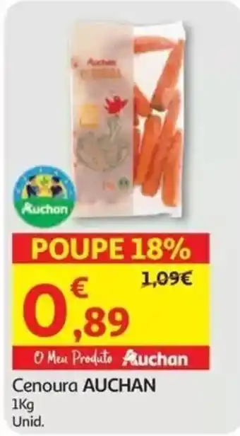 Auchan Cenoura auchan promoção