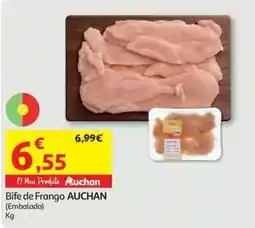 Auchan Bife de frango auchan promoção