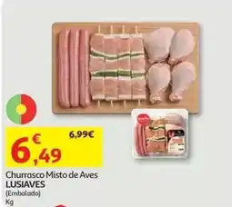 Auchan Churrasco Misto de Aves Lusiaves promoção