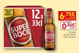 Recheio Cerveja Super Bock promoção