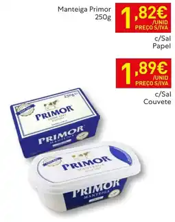 Recheio Manteiga Primor promoção