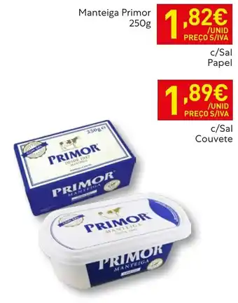Recheio Manteiga Primor promoção