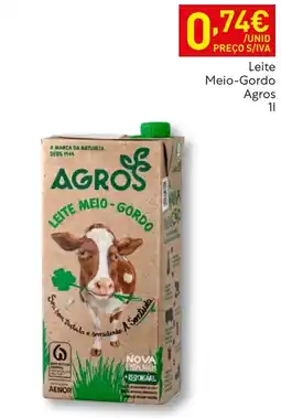 Recheio Leite meio-gordo agros promoção