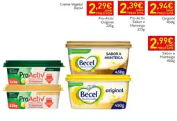 Recheio Creme Vegetal Becel promoção
