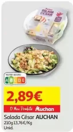 Auchan Salada César Auchan promoção