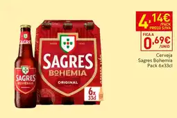 Recheio Cerveja Sagres Bohemia promoção