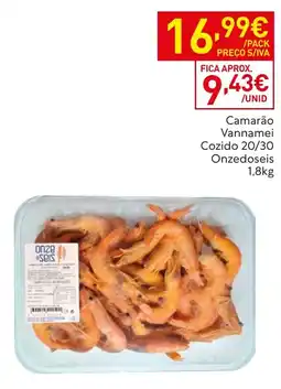 Recheio Camarão Vannamei promoção