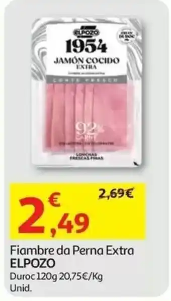 Auchan Fiambre da Perna Extra Elpozo promoção