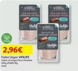Auchan Fatias Vegan VIOLIFE promoção
