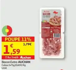 Auchan Bacon Extra Auchan promoção
