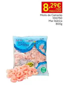 Recheio miolo de camarão mar ibérica promoção