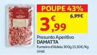 Auchan Presunto Aperitivo Damatta promoção