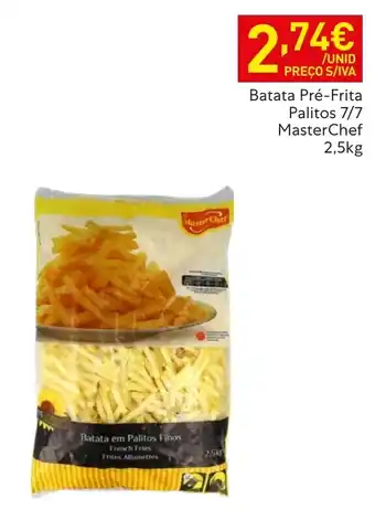Recheio batata pré-frita palitos 7/7 masterchef promoção