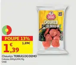 Auchan Chouriço terras do demo promoção