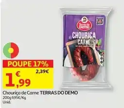 Auchan Chouriça de Carne Terras Do Demo promoção