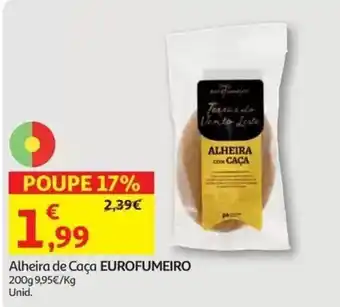 Auchan Alheira de Caça Eurofumeiro promoção