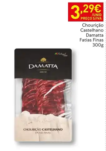 Recheio Chourição castelhano damatta promoção