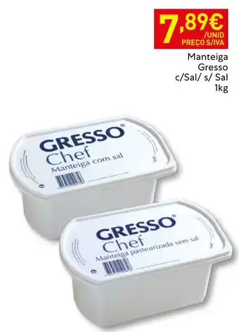 Recheio Gresso Chef manteiga com sal promoção