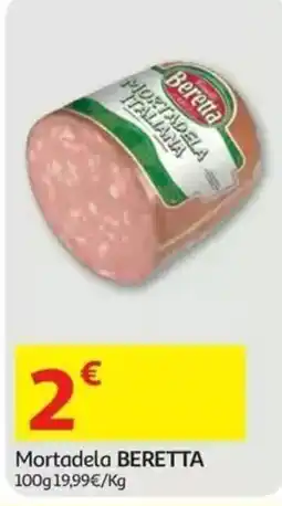 Auchan Mortadela beretta promoção