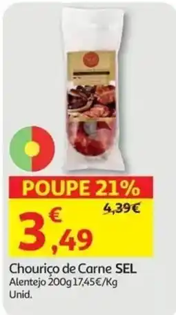 Auchan Chouriço de Carne SEL promoção