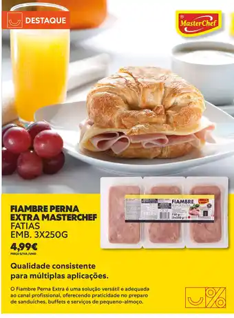 Recheio Fiambre perna extra masterchef promoção