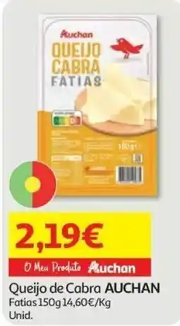 Auchan Queijo de Cabra AUCHAN promoção