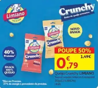 Auchan Queijo crunchy limiano promoção