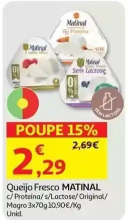 Auchan Queijo Fresco Matinal promoção