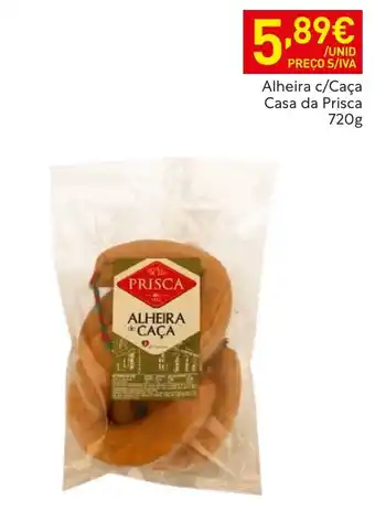 Recheio Alheira de caça casa da prisca promoção