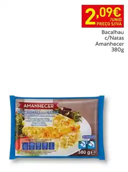 Recheio Bacalhau com natas amanhecer promoção