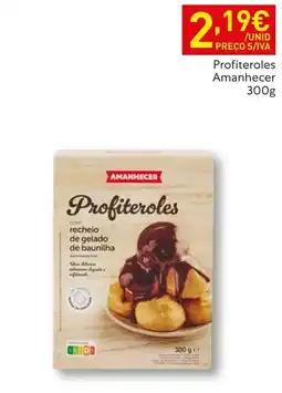 Recheio Profiteroles amanhecer promoção