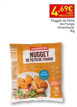 Recheio nugget de peito de frango amanhecer promoção