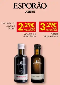Recheio Herdade do Esporão vinagre de vinho tinto promoção